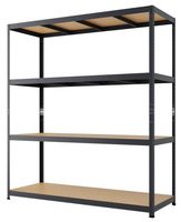 regał metalowy p2p 180*160*60cm, grafit - tg-reg 6116