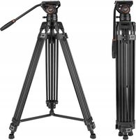 STATYW FOTOGRAFICZNY TRIPOD CAYER BF30L GŁOWICA PŁYTKA ALUMINIOWY DSLR PRO