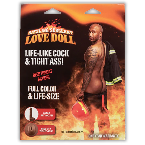 Męska Sex Lalka Umięśniony Strażak - Sizzling Sergeant - Calexotics na Arena.pl