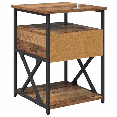 Szafka Nocna z szufladą Stare drewno 40 x 42 x 55 cm na Arena.pl