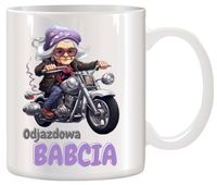KUBEK Z NADRUKIEM ŚMIESZNY PREZENT DZIEŃ BABCI URODZINY IMIENINY BABCIA