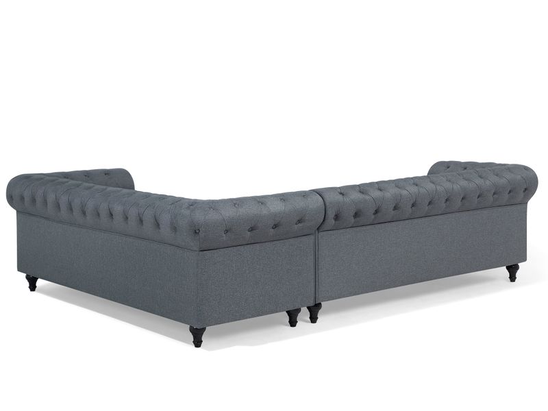 Narożnik lewostronny szary CHESTERFIELD zdjęcie 6
