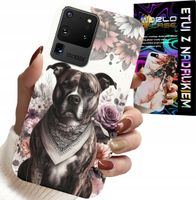 ETUI DO SAMSUNG GALAXY S20 Ultra - PITBULL GROŹNE PSY FUTERAŁ PLECKI CASE