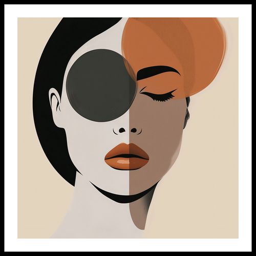 Plakat 50x50cm Dwie Strony Piękna na Arena.pl