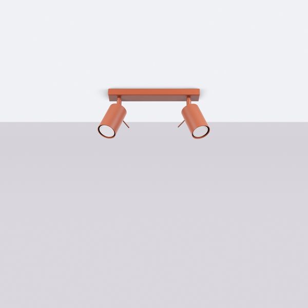 Plafon RING 2 ochra czerwona zdjęcie 2