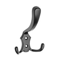 Wieszak meblowy A0-K24, 3 ramienny, Czarny