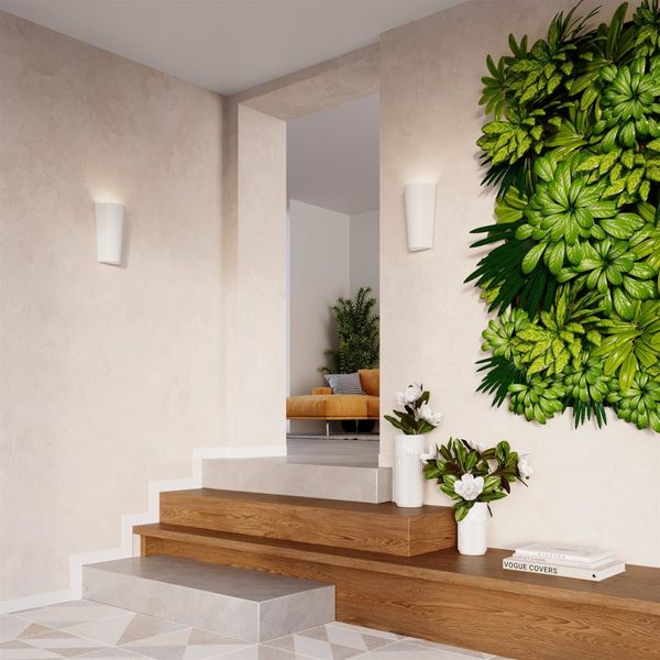 Salonowa lampa ścienna SL.0838 ceramiczny kinkiet biały zdjęcie 4