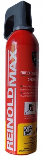SPRAY GAŚNICZY GAŚNICA DOMOWA KUCHENNA REINOLDMAX 1000g A F 2028 na Arena.pl