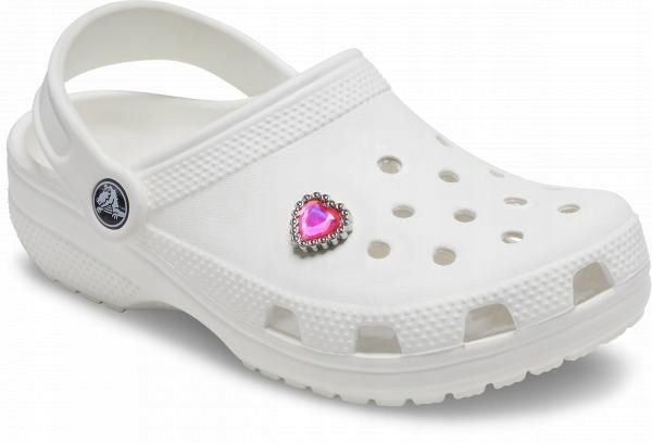 Przypinka Ozdoba Jibbitz Charms Pin Do Butów Crocs Gorgeous Heart Gem zdjęcie 2
