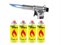 MARKOWY ZESTAW PALNIK TIROSS TS 708 Z PIEZO CERAMICZNY DYSZĄ + 4x GAZ ALPEN