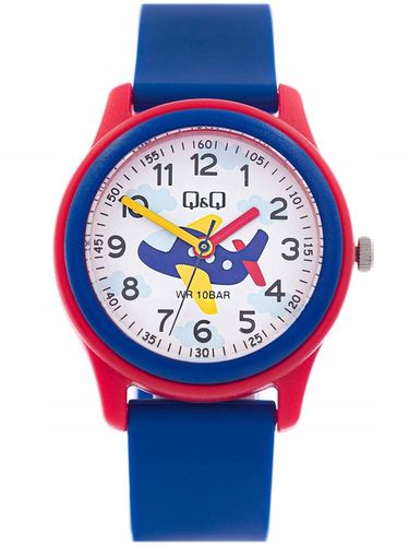 DZIECIĘCY ZEGAREK QQ VS59J009Y DLA CHŁOPCA 10BAR na Arena.pl