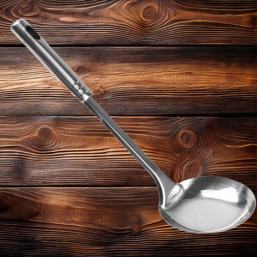 ŁYŻKA WAZOWA CHOCHLA NABIERAK DO NALEWANIA ZUP SOSÓW ZE STALI NIERDZEWNEJ na Arena.pl