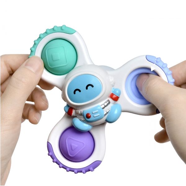 WOOPIE BABY Spinner Zabawka Sensoryczna Rakieta Kosmita Ufo 3 szt. zdjęcie 16