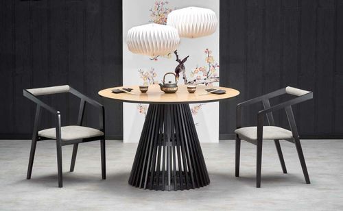 Stół Tokyo dąb naturalny/ czarny na Arena.pl