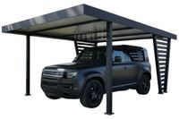 Carport V PREMIUM 5x4,7m Wypełnienie panelami Wiata samochodowa TS1264