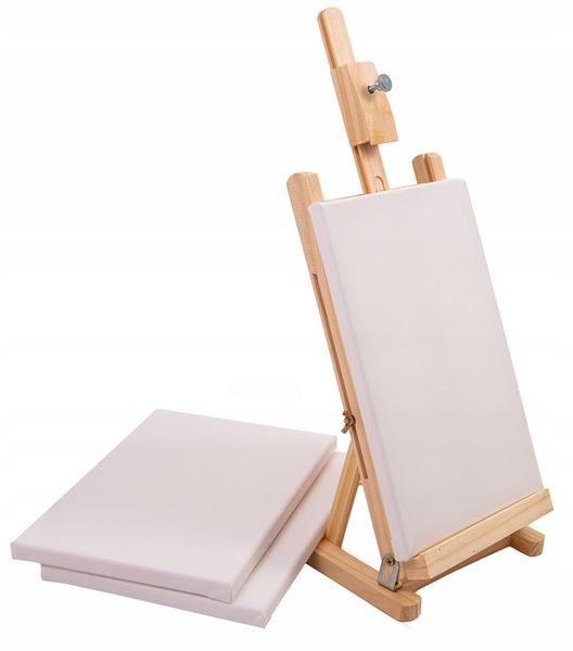 ZESTAW ARTYSTYCZNY DO MALOWANIA SZTALUGA PŁÓTNO DLA DZIECI PREZENT zdjęcie 6