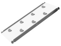 zjeżdżalnia dwustronna Moon biało-szary MAŁPISZON