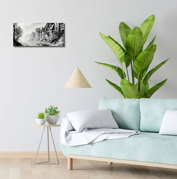 Obraz 50x20cm Mglisty Refleks zdjęcie 2