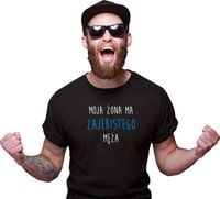 KOSZULKA z nadrukiem PREZENT dla MĘŻA MOJA ŻONA