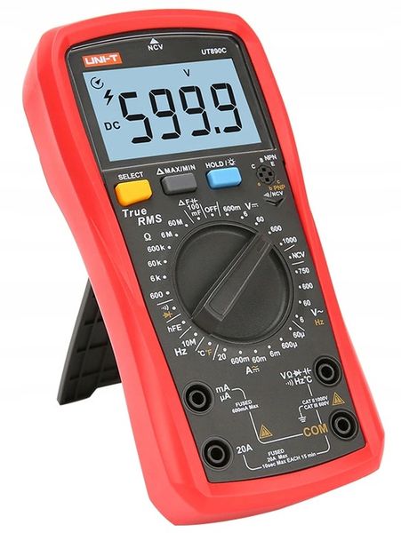 UNI-T UT890C Miernik MULTIMETR TrueRMS 20A NCV hFe zdjęcie 8
