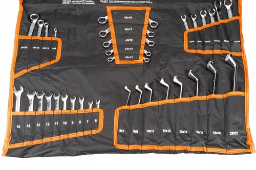 KLUCZE PŁASKO OCZKOWE 6-32 TORX ZESTAW NA PŁACHCIE PŁACHTA 47 ELEMENTY na Arena.pl