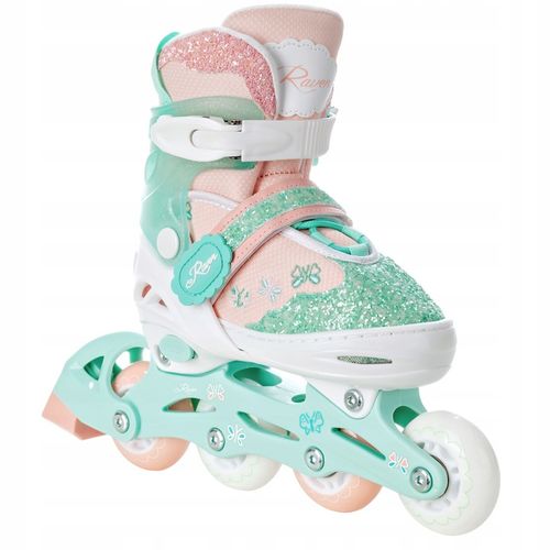 Rolki Regulowane RAVEN Mireia 27-30 Kółka LED na Arena.pl