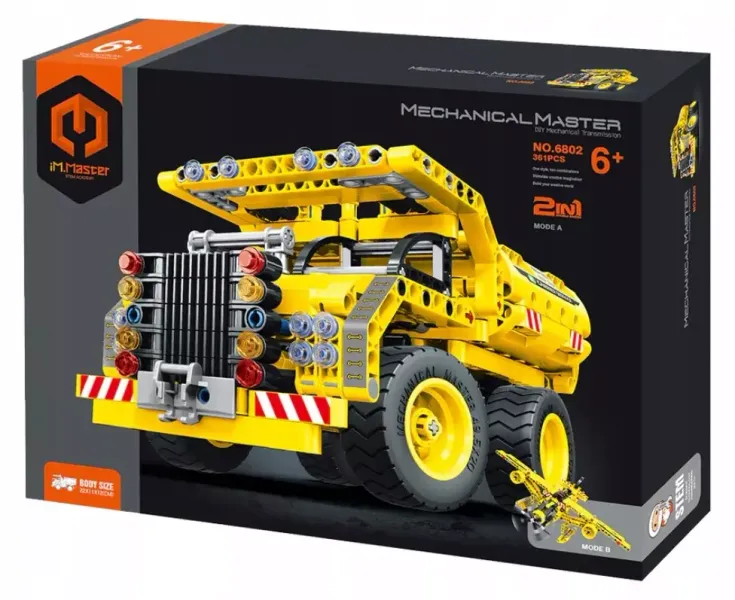 Klocki iM.Master transformująca wywrotka/szybowiec 2w1 361 elementów zdjęcie 1
