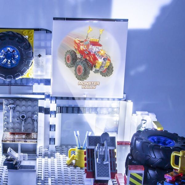 Laser Pegs Świecące Klocki Rally Garage Aleja Serwisowa 600El. 18205 zdjęcie 5