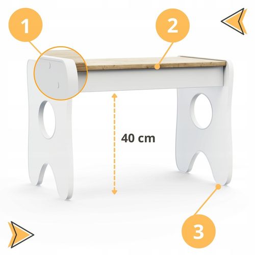 Stolik i krzesełko z szufladą Różne kolory na Arena.pl