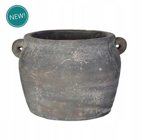 OSŁONKA DONICZKA 17,6 cm Amfora szara na Arena.pl