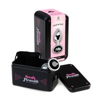 black jewelled metal butt plug