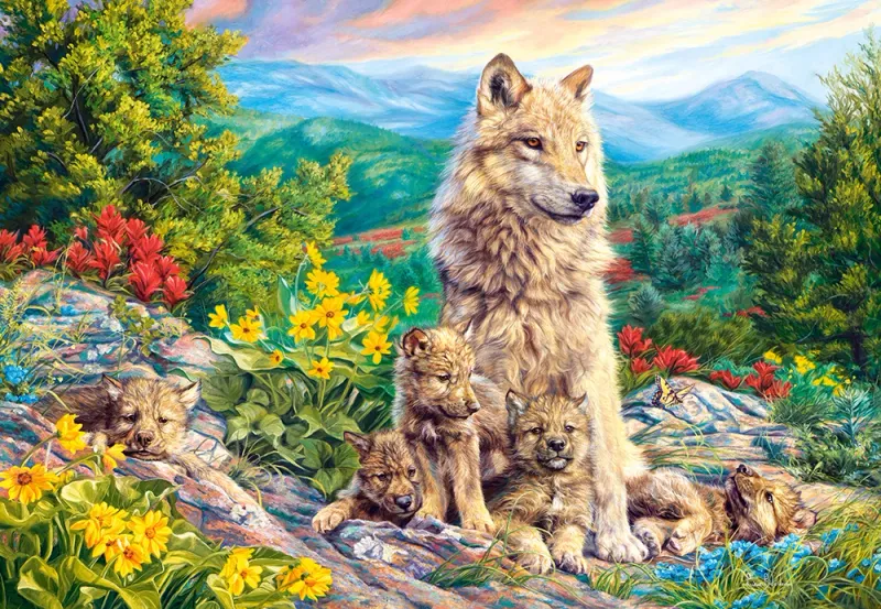 Puzzle 1000 elementów. Nowe pokolenie zdjęcie 2