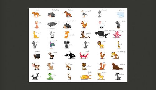 Fototapeta - Learning by playing (animals) Rozmiar - 200x154 na Arena.pl