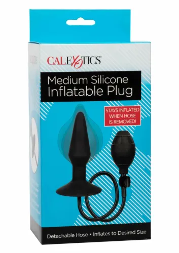 calexotics medium inflatable plug silikonowy, średni, z pompką i zaworem na Arena.pl