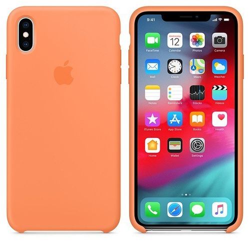 Etui silikonowe iPhone XS Max - papaja na Arena.pl