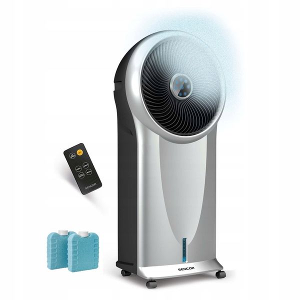 Klimator wentylator z nawilżaczem schładzacz SENCOR 9011 pilot 110W zdjęcie 1