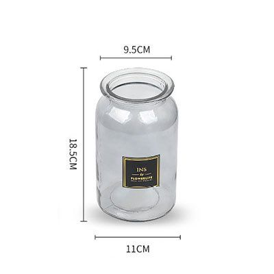 Wazon W Stylu Skandynawskim Dekoracja Nowoczesnego Wnętrza Transparentny A-S zdjęcie 15