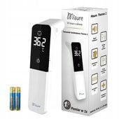 TERMOMETR BEZDOTYKOWY MEDYCZNY NA PODCZERWIEŃ ALARM GORĄCZKI LEKARSKI