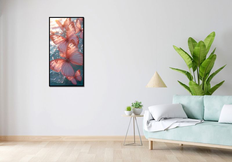 Plakat 50x100cm Świetliste Motyle zdjęcie 4