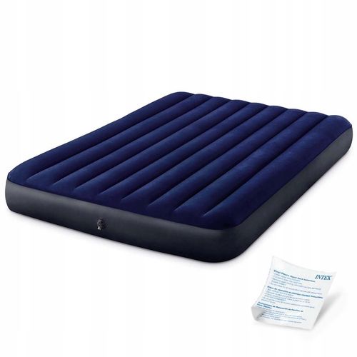 MATERAC DMUCHANY WELUR 203x152 +POMPKA INTEX 64765 na Arena.pl