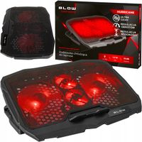 PODSTAWKA PODKŁADKA CHŁODZĄCA POD LAPTOPA 12-17" STABILNA GAMINGOWA DUŻA