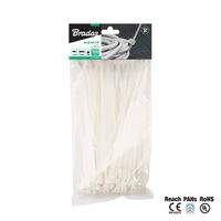 Taśma zaciskowa Neutral 100szt 7,6 x 550mm Bradas