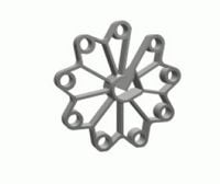 podkładka plastikowa punktowa padix 40/4-12 ring - sl s01275