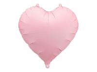 Balon foliowy serce różowy matowy, 45 cm