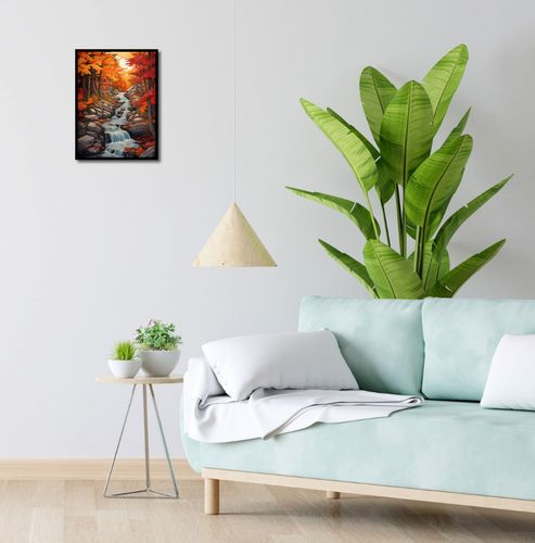 Plakat 30x40cm Jesienne Wodospady na Arena.pl