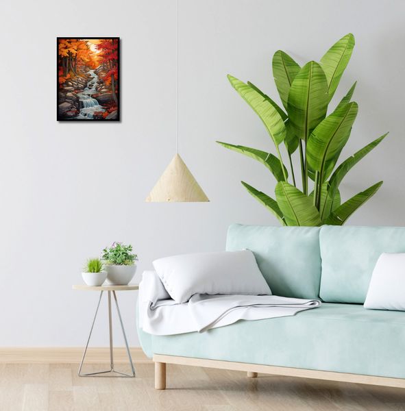 Plakat 30x40cm Jesienne Wodospady zdjęcie 4