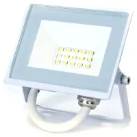 Halogen LED 10W 230V 900lm slim IP65 zimny 6500K mocne światło do biura
