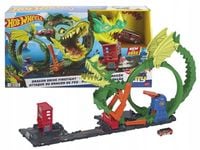 HOT WHEELS CITY ZESTAW PĘTLA SMOKA DANTE tor samochodowy + autko