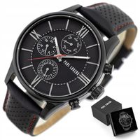 ZEGAREK MĘSKI PAUL LORENS EXCLUSIVE +GRAWER CHRONOGRAF KOMPLET PREZENTOWY