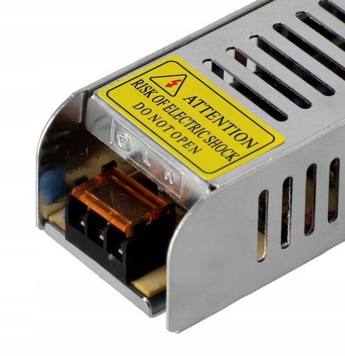 Zasilacz 12V do taśma LED 8,5A 100W slim montażowy modułowy przemysłowy na Arena.pl